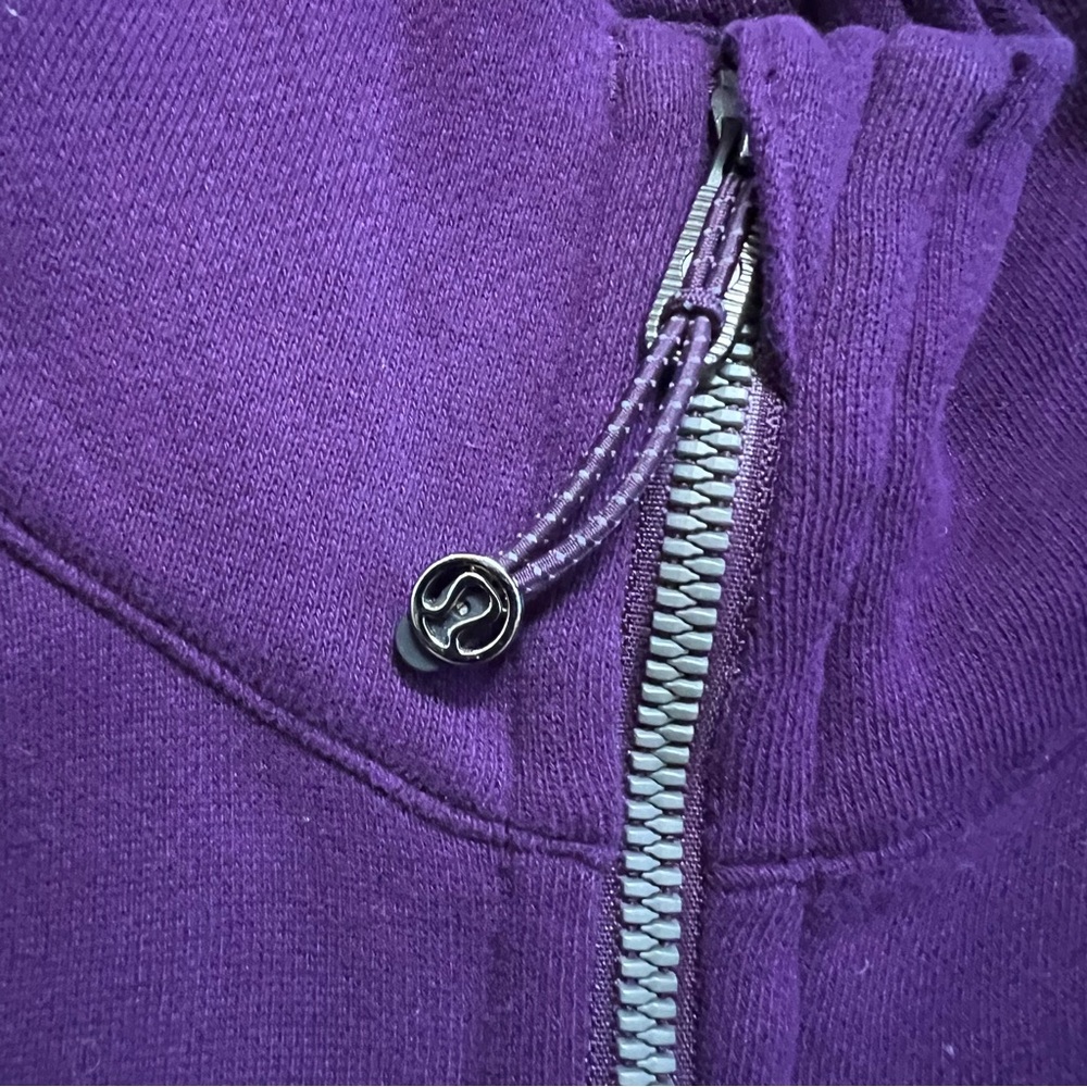 Lululemon scuba oversized full-zip hoodie purple - Picture 8 of 11